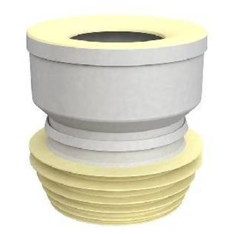 Manchon de toilette droit en bi-composant