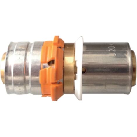 manchon de transition à sertir - pex/multicouche - diamètre 20 mm - uponor 1085290