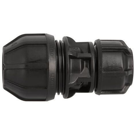 manchon de transition - pe 25 mm vers pvc pression 21 à 27 mm - nicoll mutc25pe2127