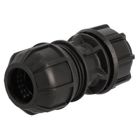 manchon de transition - pe 40 mm vers pvc pression 34 à 39 mm - nicoll mutc40pe3943