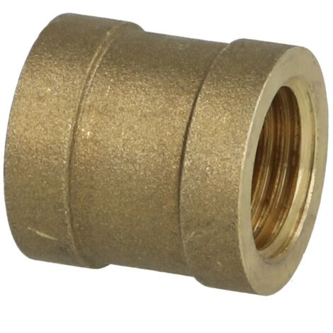 Manchon double 1/4’’ laiton nu