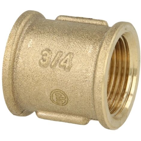 Manchon double 3/4’’ laiton nu