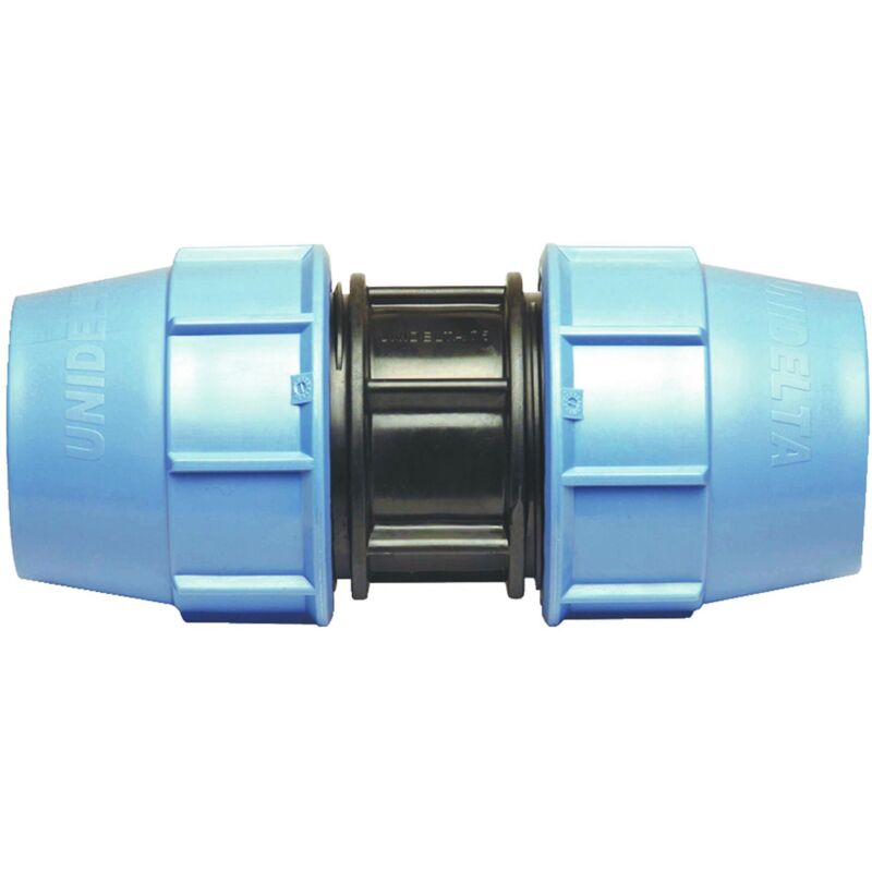 Raccord plastique manchon &eacute;gal pour tube PE &Oslash;40 mm