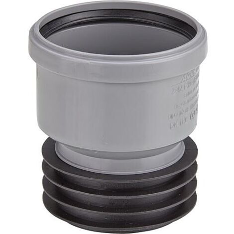 Manchon excentrique DN 110 x 110 en polypropylène – Raccord PE pour tuyaux HT, KG et SML – Comportement au feu DIN 4102-B2 – Airfit