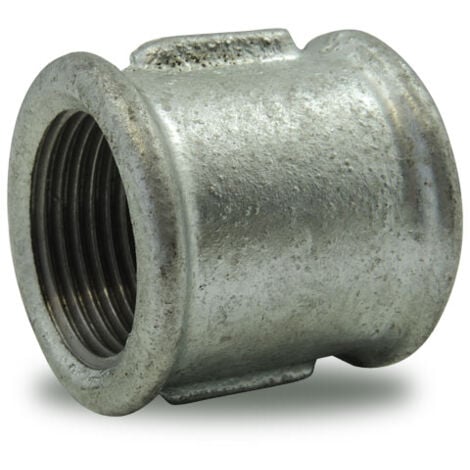 CODITAL FRANCE MANCHON FEMELLE FEMELLE EN FONTE MALLEABLE, GALVANISE