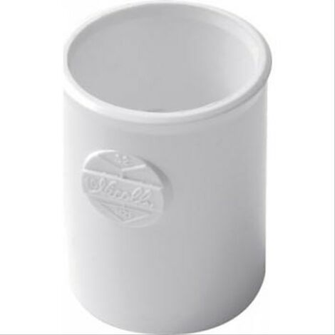 Manchon FF Ø50 PVC Nicoll -NF-  blanc