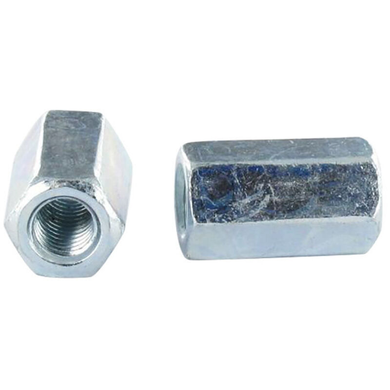 Crou hexagonal bas hm/contre écrou M27 EP.13.5 Acier zingué-10 pièces