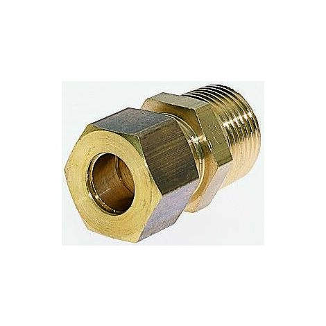 Manchon Laiton Droit Legris R Mâle 3/8pouce - Femelle ( Prix pour Paquet de 5 )