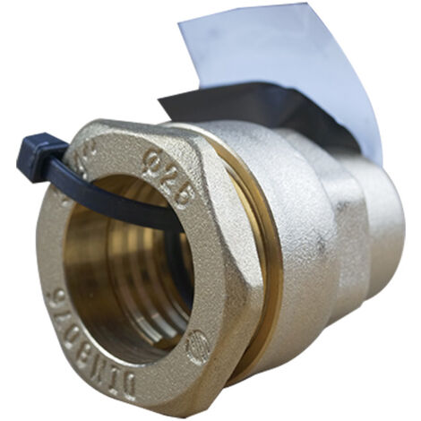 Manchon laiton droit PEHD Ø25 Femelle 1/2" (15/21) - ACS 16 Bar - Arco