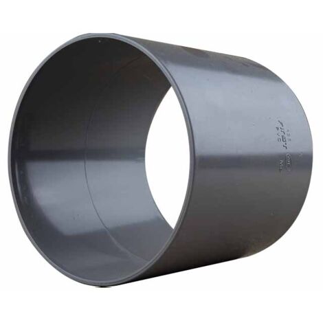 Manchon lisse femelle femelle PVC Ø125 - First Plast