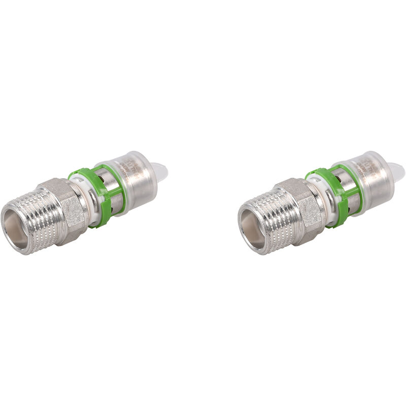 Comap - Manchon mâle filetage conique synthétique à sertir pour tubes multicouche - 32x3 - 1' - Raccords MultiSkin - Vendus par 2 - 9243GW321