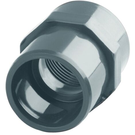 Manchon mixte Pvc pression taraudé (1''1/2 - diam 50 ext et 40