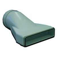 Manchon mixte rectangulaire à joints MCMV 125 pour conduit PVC Rigide - Ultra-plat 55 x 220 mm