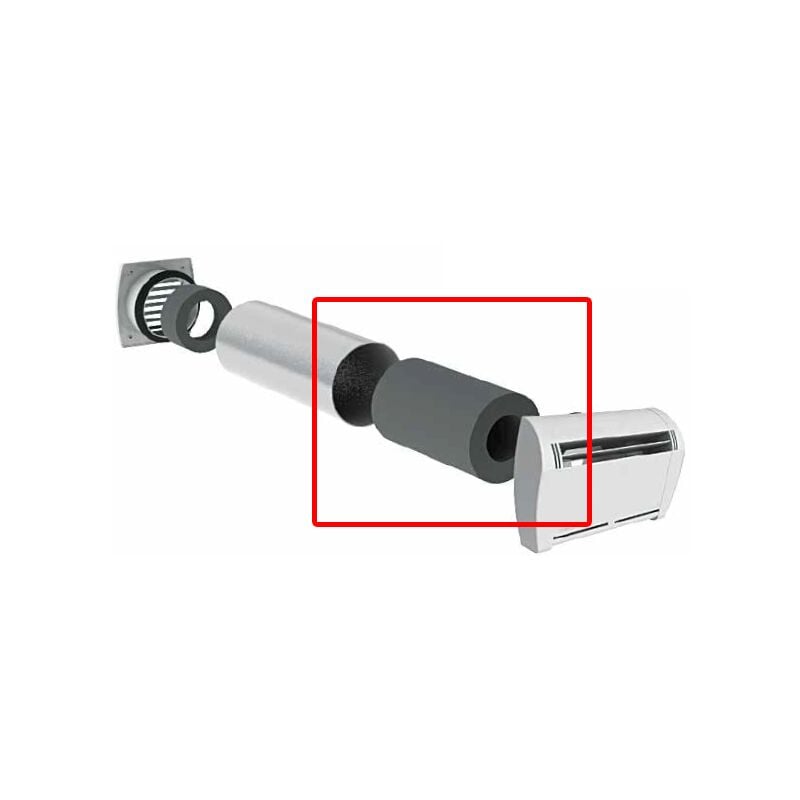 Manchon mousse acoustique D125 l200 - MAC 125 - MAC125E ECONONAME - MAC125E