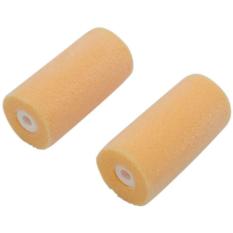 Manchon mousse floquée mini longueur 65 mm, 2 pièces