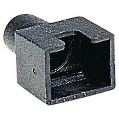 Manchon noir pour fiches RJ45 pour câble rond (051706)