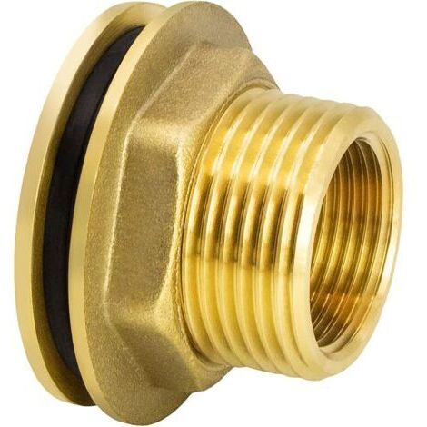 Manchon pour fût d'eau de Pluie 11046, 3/4", Laiton, y Compris Joint d'étanchéité