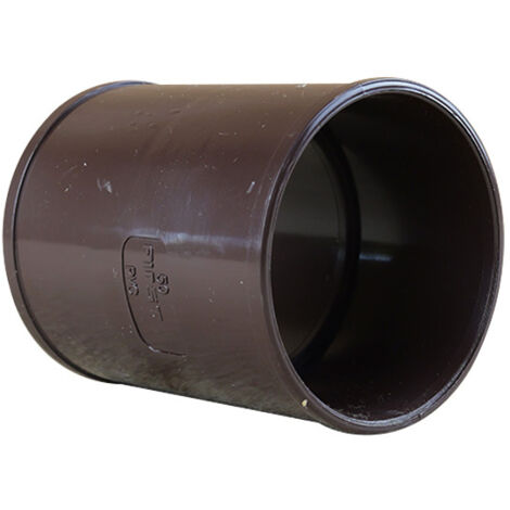Manchon pour tube de descente Ø50 - marron - First Plast