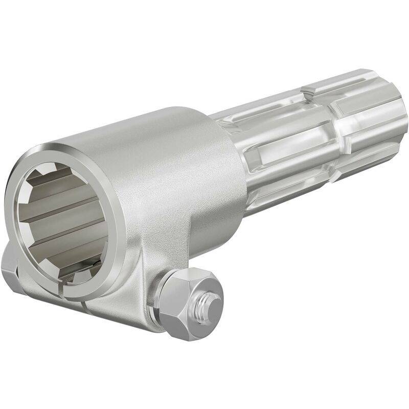 Wiltec - Manchon Prise de force Cardan 160mm Logement pour arbre cannelé 8-32x38x6 Sortie 8-32x38x6 Tracteur