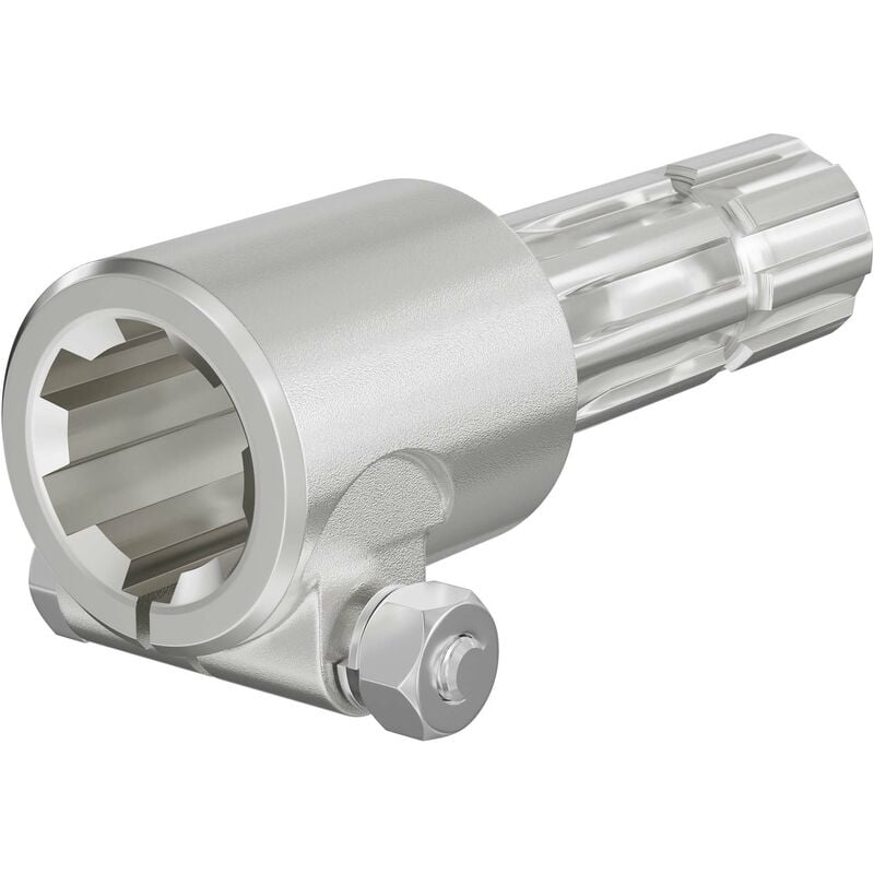 Manchon Prise de force Cardan 175mm Logement pour arbre cannelé 1 3/4' 6D Sortie 8-32x38x6 Tracteur