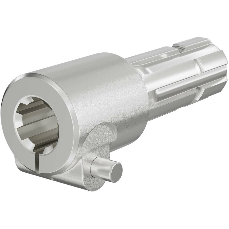 Manchon Prise de force Cardan 175mm Logement pour arbre cannelé 1 3/8' 6D Sortie 1 3/4' 6D Tracteur