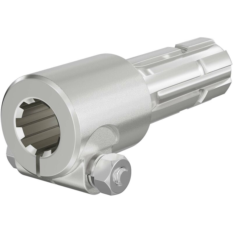 Manchon Prise de force Cardan 175mm Logement pour arbre cannelé 8-32x38x6 Sortie 1 3/4' 6D Tracteur