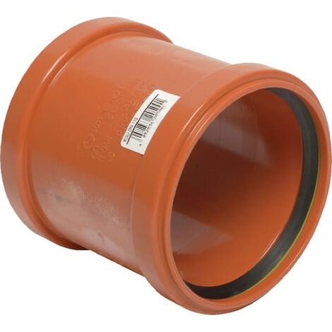 Manchon PVC 110mm – Raccord d'évacuation pour fluides agressifs – Résistant aux racines et à l'usure – Norme DIN EN 1401 – Stabilo-Sanitaer - 16153110000
