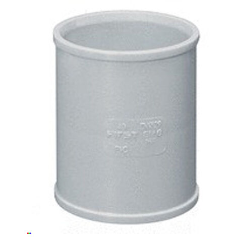 Manchon PVC d'évacuation Ø125 mm avec butée - First Plast