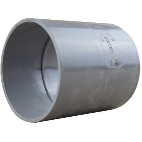 Manchon PVC d'évacuation Ø80 mm avec butée - First Plast