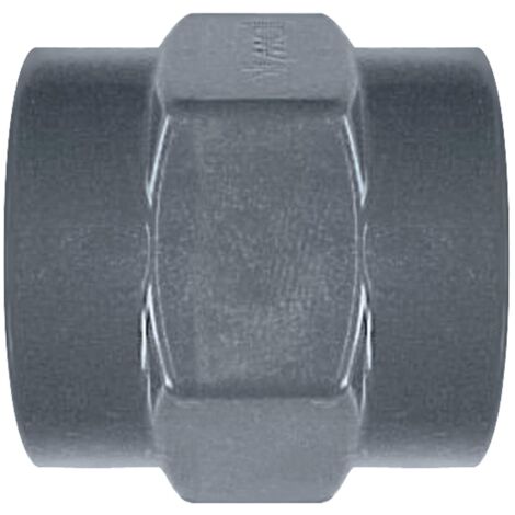 Manchon PVC F Jardibric Raccordements Arrosage Enterré Raccords PVC à Visser PN10 (F 20x27)