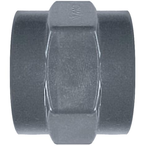 Manchon PVC F Jardibric Raccordements Arrosage Enterré Raccords PVC à Visser PN10 (F 33x42)