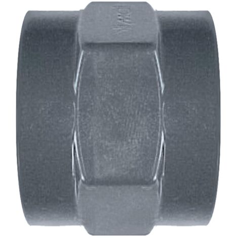 Manchon PVC F Jardibric Raccordements Arrosage Enterré Raccords PVC à Visser PN10 (F 40x49)