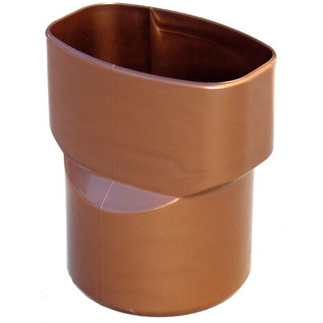 Manchon PVC M Ø80 - F 92x57 pour tube BEST - effet cuivre - First Plast
