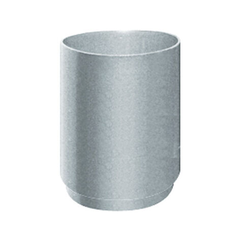 Manchon PVC pour tube de descente Ø80 - aspect zinc