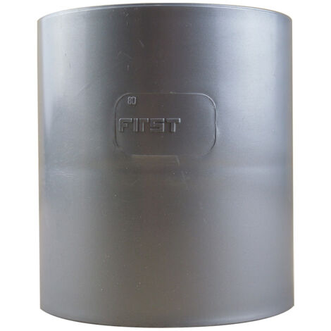 Manchon PVC pour tube de descente Ø80 - aspect zinc - First Plast