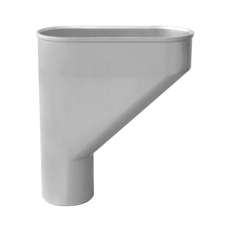 Jambonneau sortie Ø80 gris