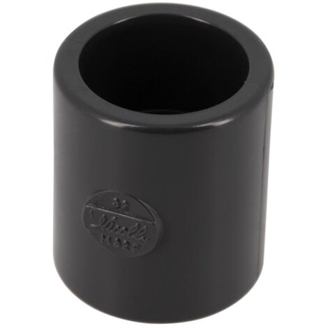 manchon pvc pression - femelle / femelle - diamètre 32 mm - nicoll um32f