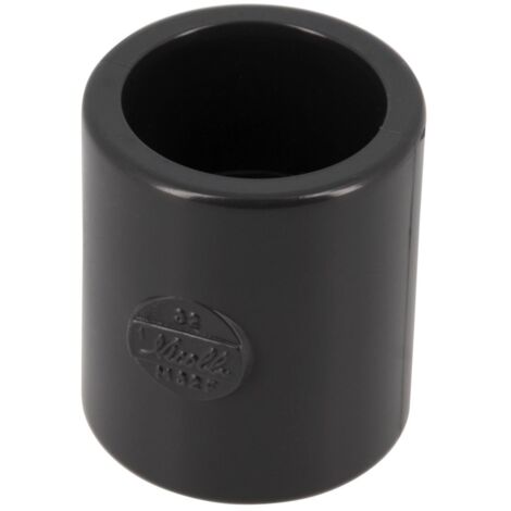 manchon pvc pression - femelle / femelle - diamètre 32 mm - nicoll um32f