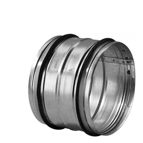 MANCHON RACCORD MÂLE EN ACIER GALVANISÉ RACCORD À JOINT D 160 MM UNELVENT MRTV 160 867856