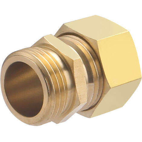 Manchon rapide laiton M 15 x 21 pour tube en cuivre