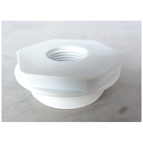 Manchon réduction M40 / M20 en plastique gris (à l'unité)