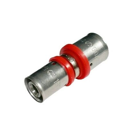 Manchon réduit 20-16 mm pour tube multicouche 20 mm, à utiliser avec machine à sertir, gris