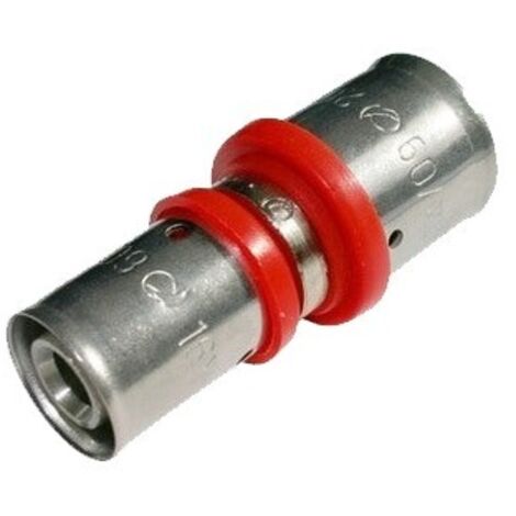 Manchon réduit 20-16 mm pour tube multicouche 20 mm, à utiliser avec machine à sertir, gris