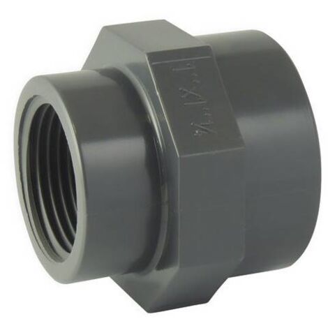 Coude 90/° mixte /à visser et /à coller femelle//male en PVC Ezfitt 63mm x 2