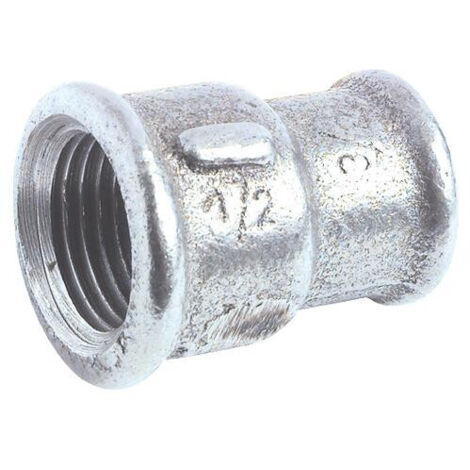 MANCHON REDUIT FONTE GALVANISEE DOUBLE FEMELLE N° 240