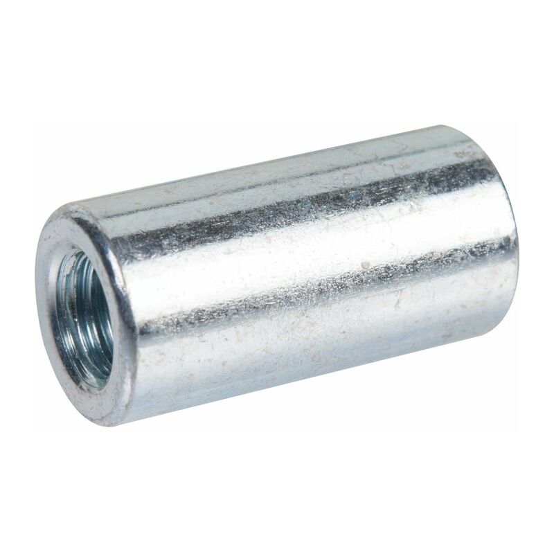 Viswood - Manchon taraudé zingué - diamètre 7 mm - 30 mm - Boîte de 100
