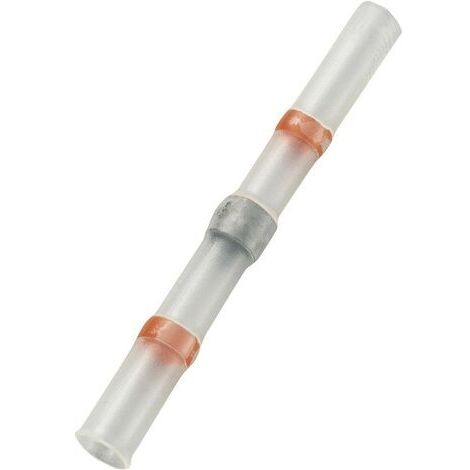 Manchon thermo-soudable TRU COMPONENTS JFST-2-R 736373 avec gaine thermorétractable 0.304 mm² 0.705 mm² entièrement isolé rouge 1 pc(s) S888011