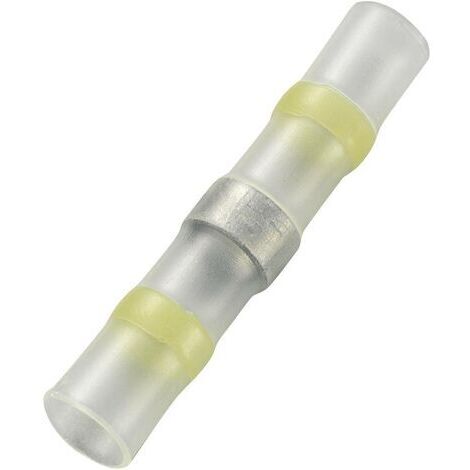 Manchon thermo-soudable TRU COMPONENTS JFST-4-G 736400 avec gaine thermorétractable 4 mm² 6 mm² entièrement isolé jaune 1 pc(s) S888031
