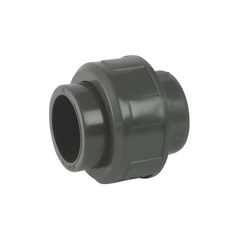 Manchon union 3 pièces de diamêtre 110 pvc pression femelle femelle à coller