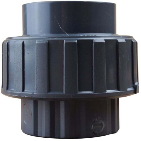 MANCHON UNION 3 PIECES JOINT EPDM A COLLER PVC PRESSION Femelle Ø40 - PLASSON